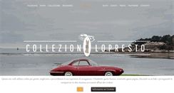 Desktop Screenshot of loprestocollection.com